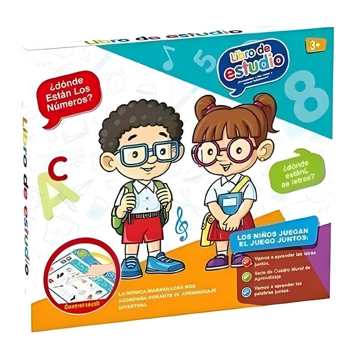 GENERICO - Libro Didáctico Interactivo Aprendizaje Bilingüe Para Niños