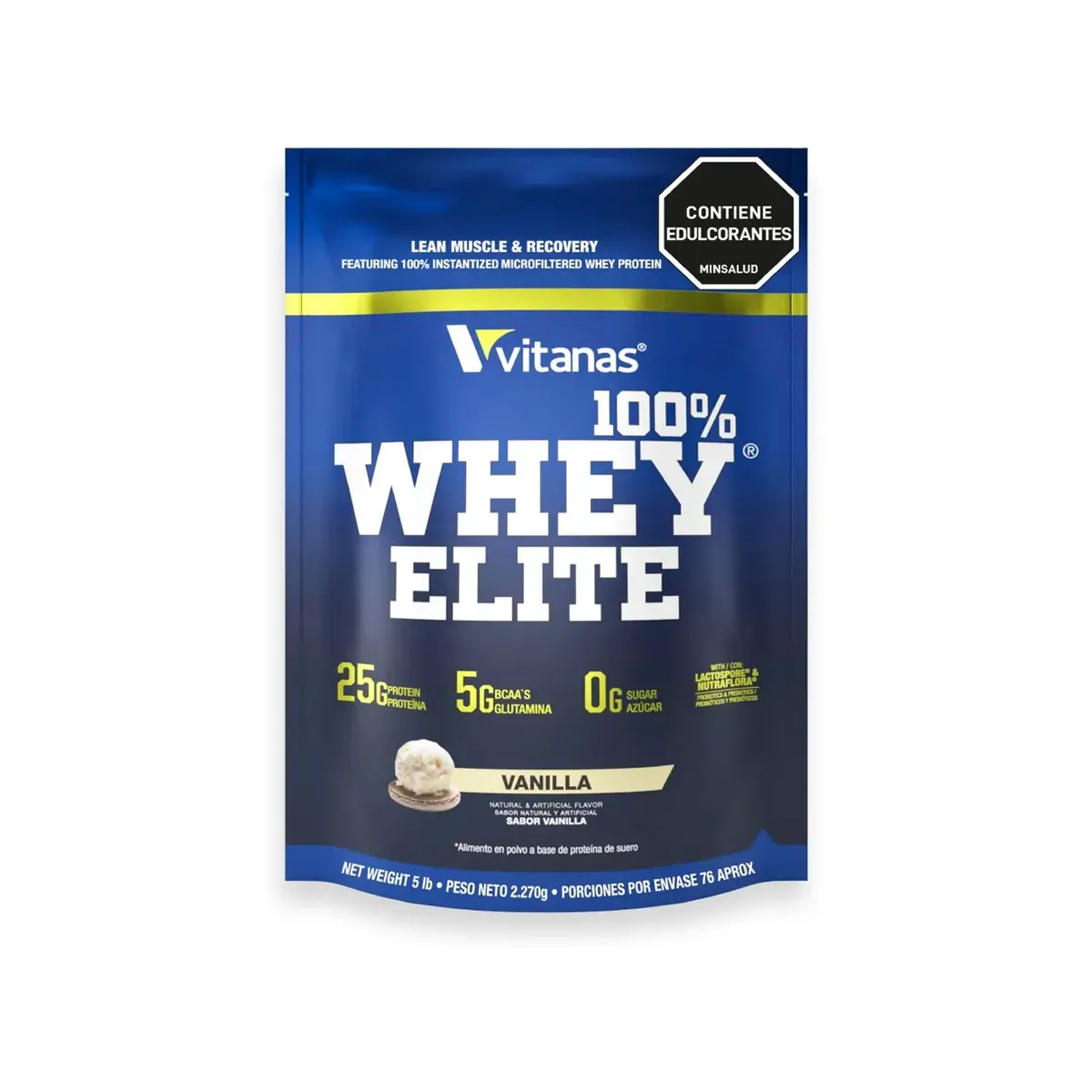VITANAS - Whey Elite 5 libras Vitanas