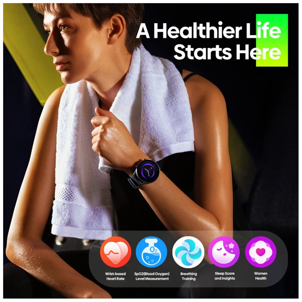 ZEBLAZE - Reloj Inteligente Mujer Deportivo Bluetooth 5.2 Llamadas Smart watch