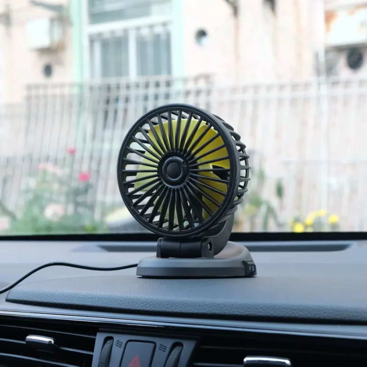GENERICO - Mini Ventilador Carro 12 V Portátil Potente Auto Ventilacion