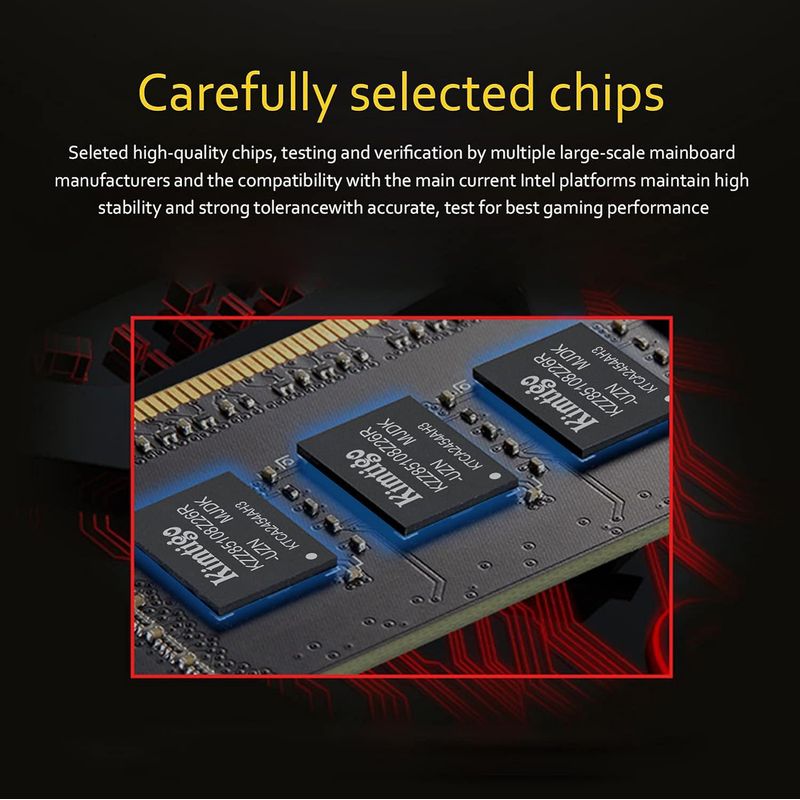 KIM - MEMORIA RAM DDR4 2666mhz 16 GB  288 PINES  GARANTIA 5 AÑOS