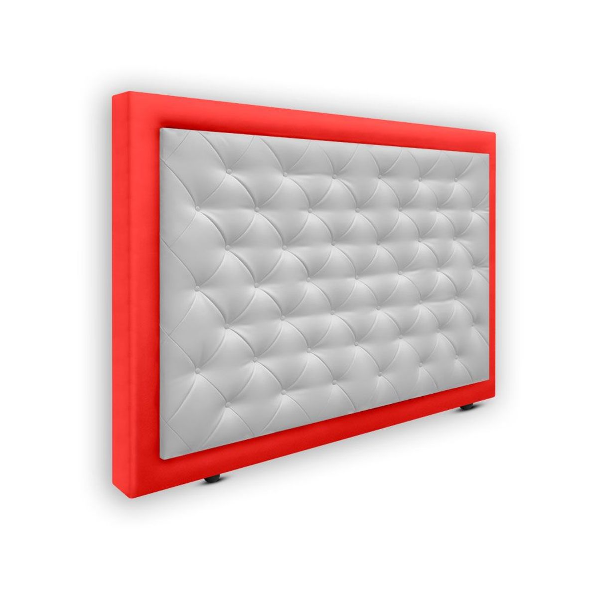 MAGIC CLASS - CABECERO LANDING DE PISO90X120 MICROFIBRA ROJO