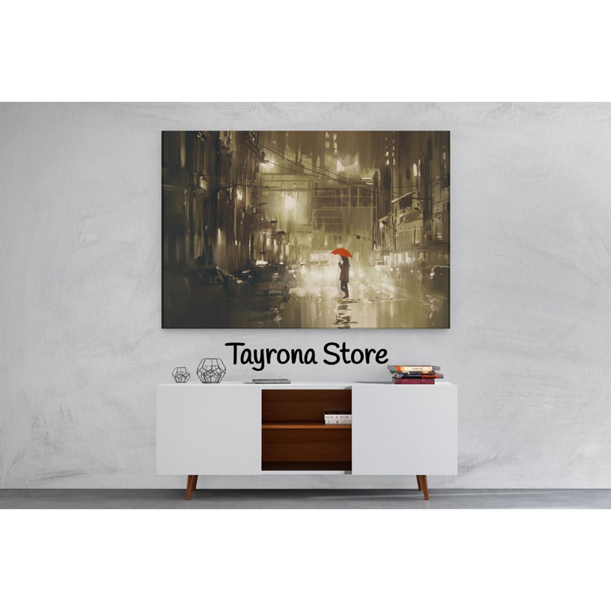 TAYRONA STORE - Cuadro En Lienzo Para Habitaciones Fantasía 04 50x35cm