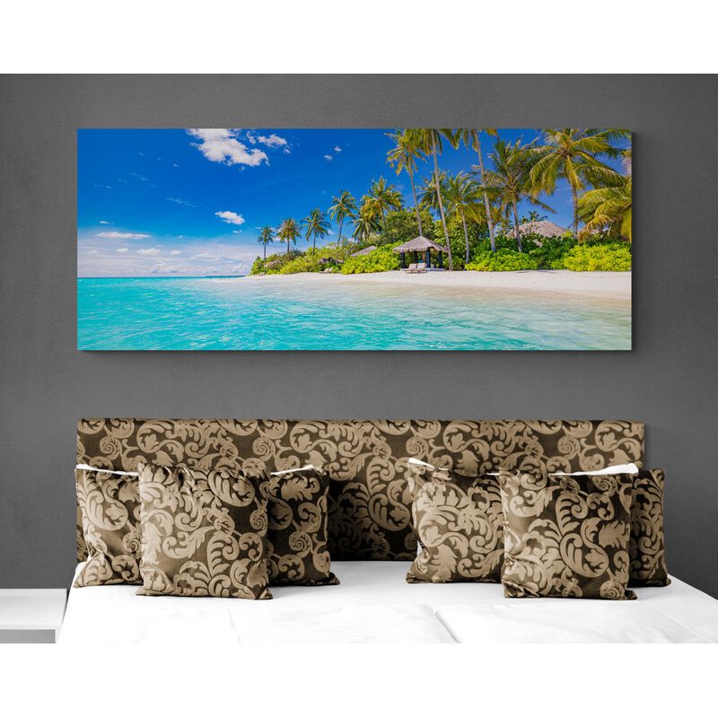 TAYRONA STORE - Cuadro En Lienzo Para Habitaciones Playa 142 100x40cm