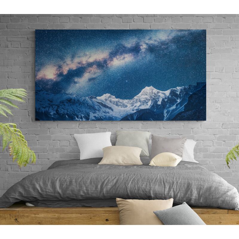TAYRONA STORE - Cuadro En Lienzo Para Habitaciones Via Lactea 032 75x40cm