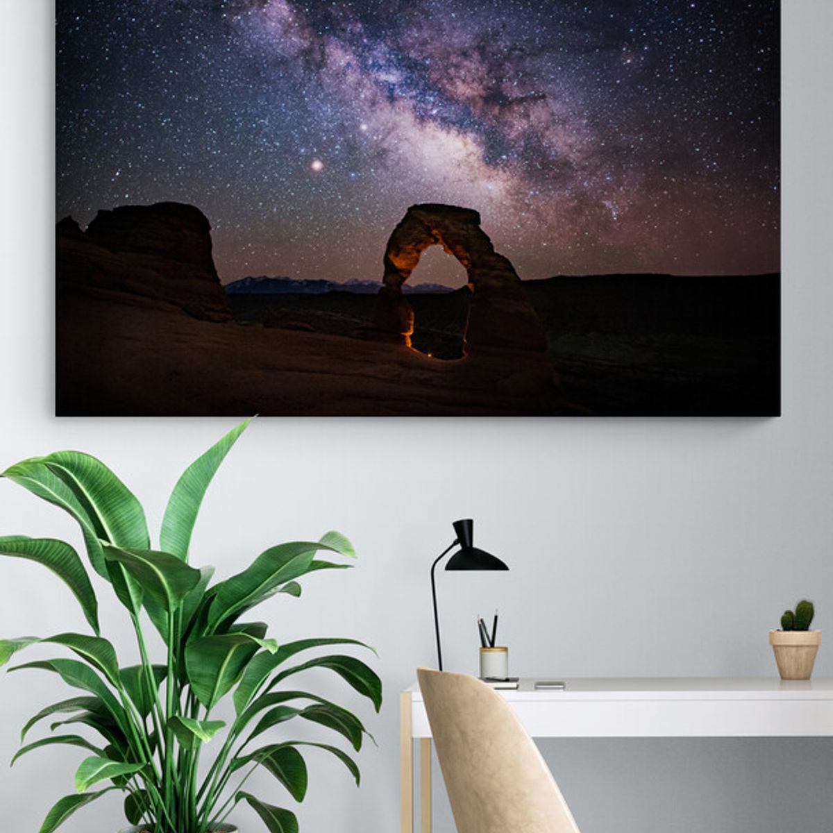 TAYRONA STORE - Cuadro En Lienzo Para Habitaciones Via Lactea 033 100x70cm