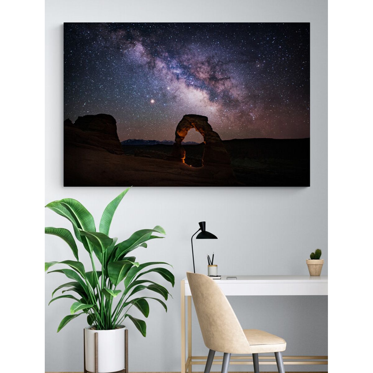 TAYRONA STORE - Cuadro En Lienzo Para Habitaciones Via Lactea 033 100x70cm