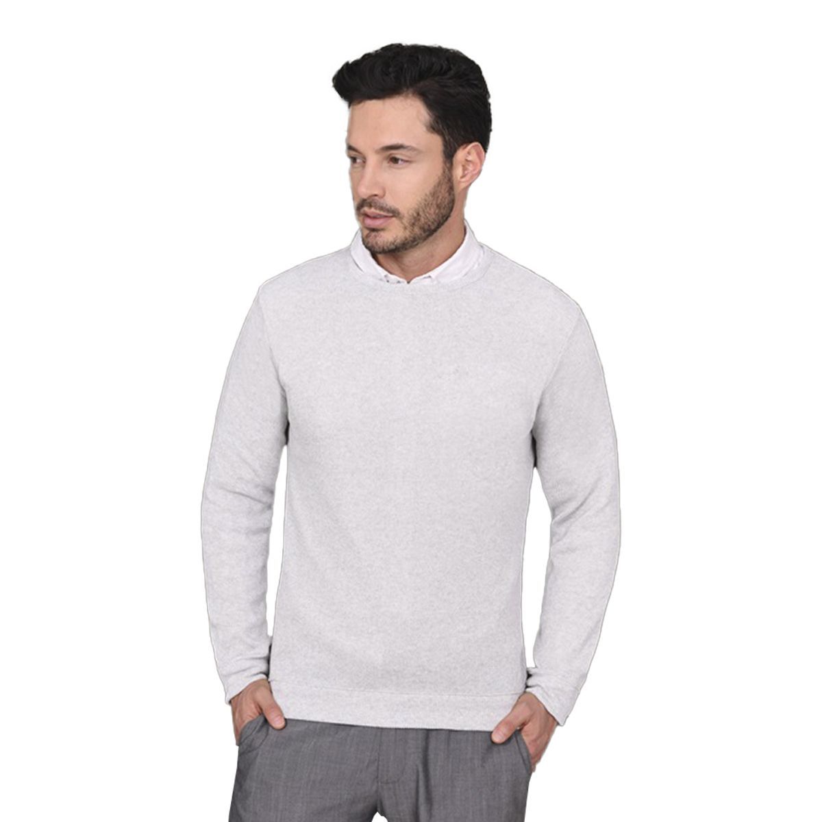 SYK - Buzo Saco Cuello Redondo Para Hombre Camibuzo