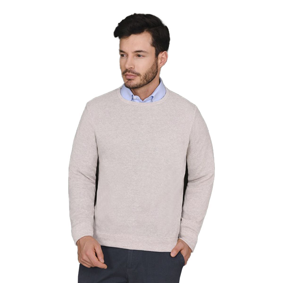 SYK - Buzo Saco Cuello Redondo Para Hombre Camibuzo