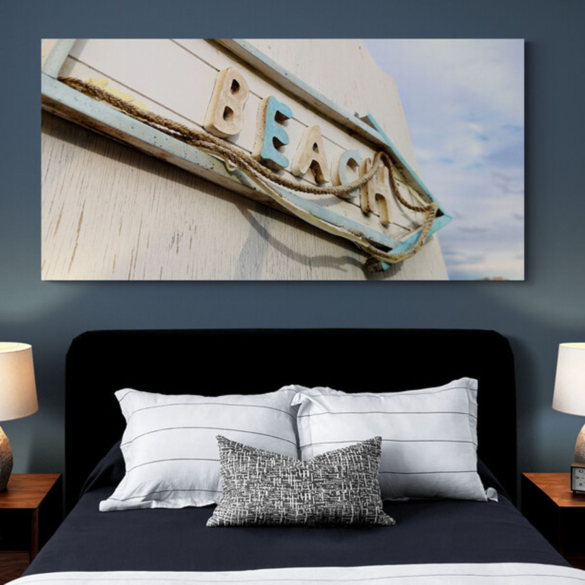 TAYRONA STORE - Cuadro En Lienzo Para Habitaciones Playa 174 150x75cm