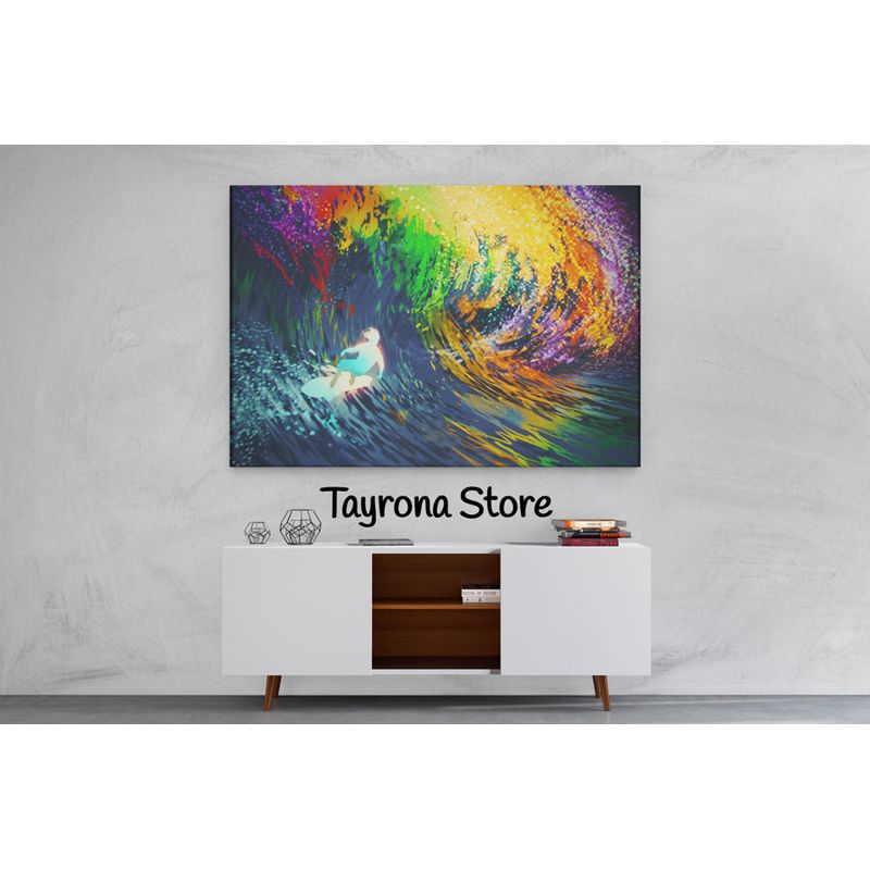 TAYRONA STORE - Cuadro En Lienzo Para Habitaciones Fantasía 28 70x50cm