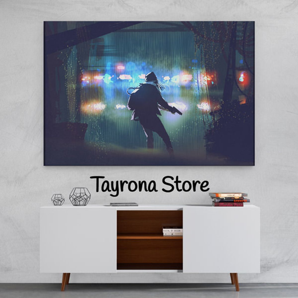 TAYRONA STORE - Cuadro En Lienzo Para Habitaciones Fantasía 40 150x100cm