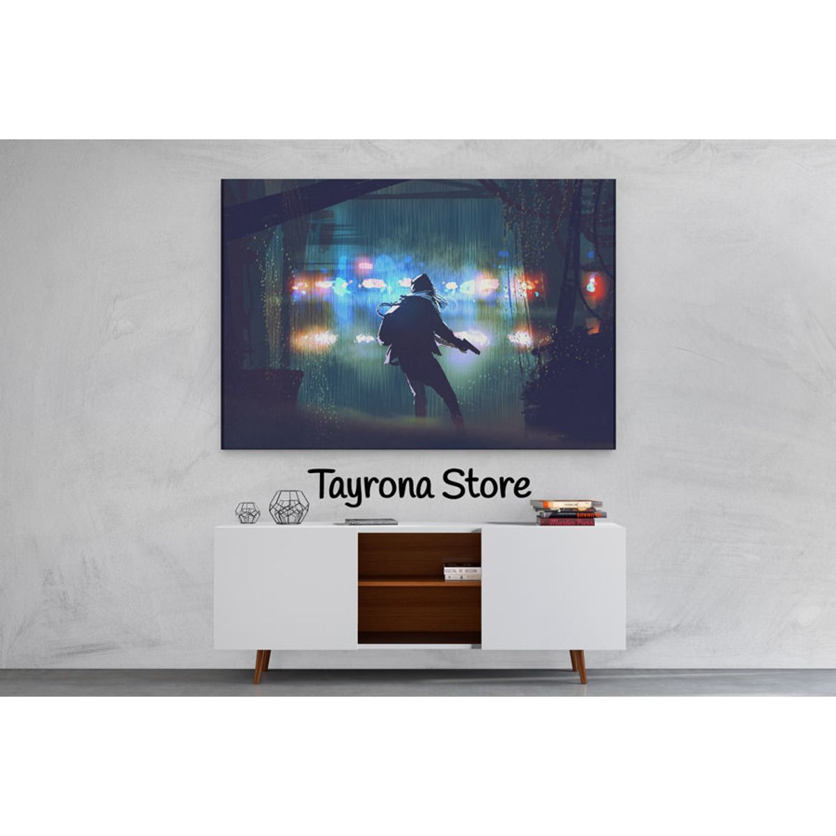 TAYRONA STORE - Cuadro En Lienzo Para Habitaciones Fantasía 40 150x100cm