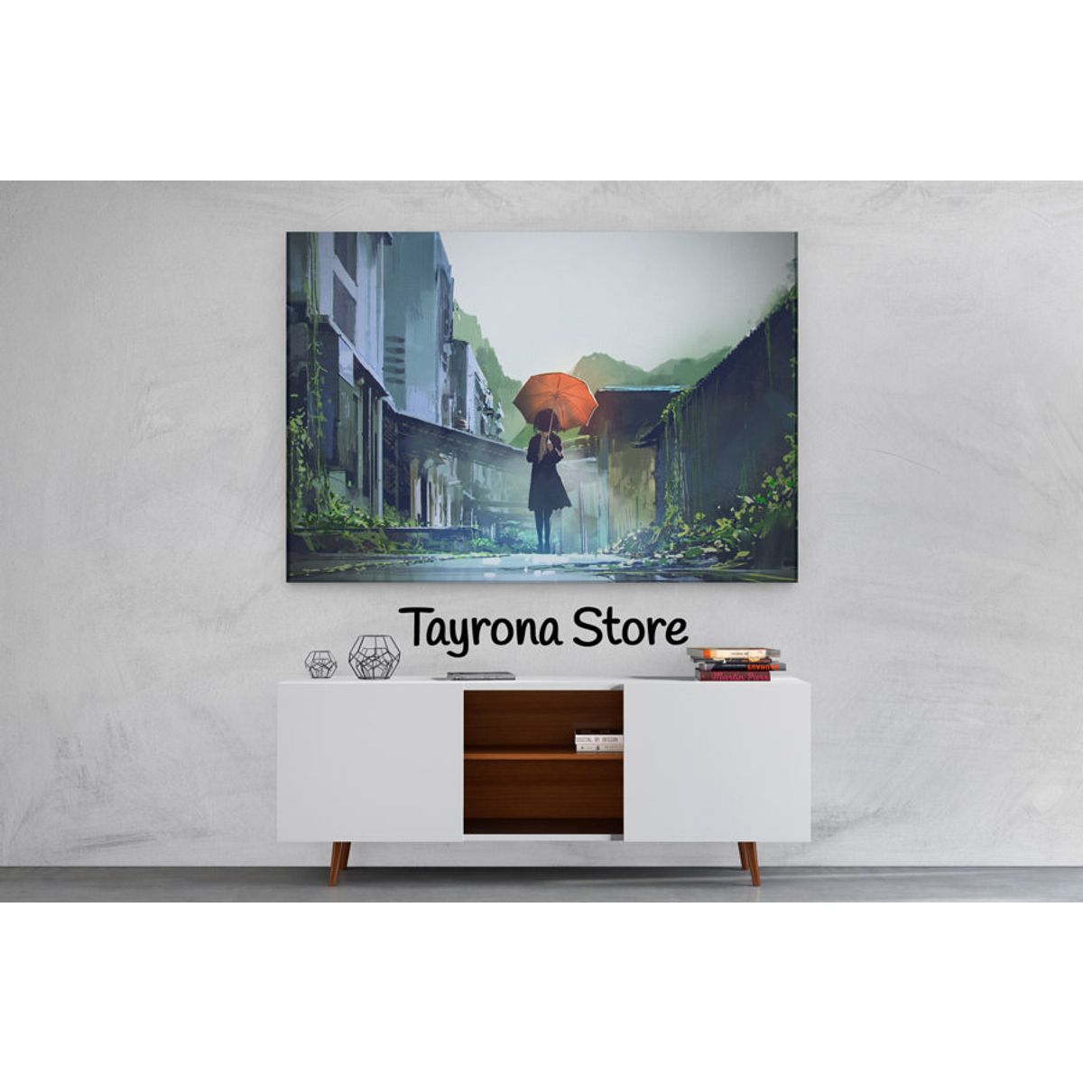 TAYRONA STORE - Cuadro En Lienzo Para Habitaciones Fantasía 41 70x50cm