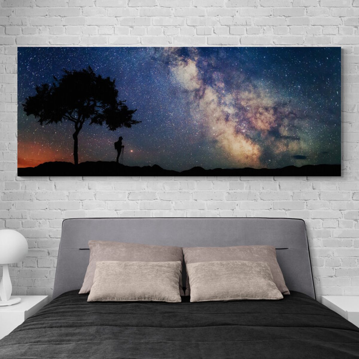 TAYRONA STORE - Cuadro En Lienzo Para Habitaciones Via Lactea 043 150x60cm