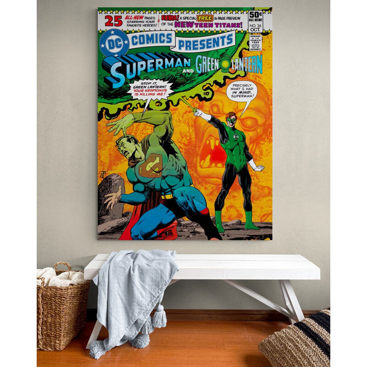 TAYRONA STORE - Cuadro En Lienzo Para Habitaciones Dc Comics 004 100x135cm