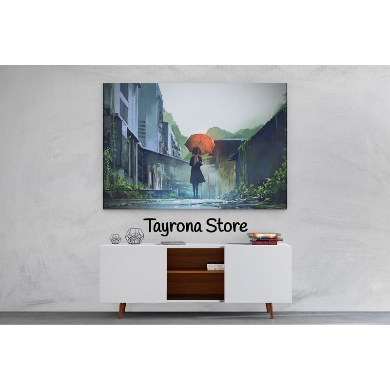 TAYRONA STORE - Cuadro En Lienzo Para Habitaciones Fantasía 41 120x80cm