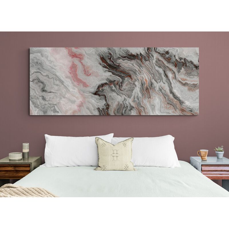 TAYRONA STORE - Cuadro En Lienzo Para Habitaciones Marmol Textura 47 125x50cm