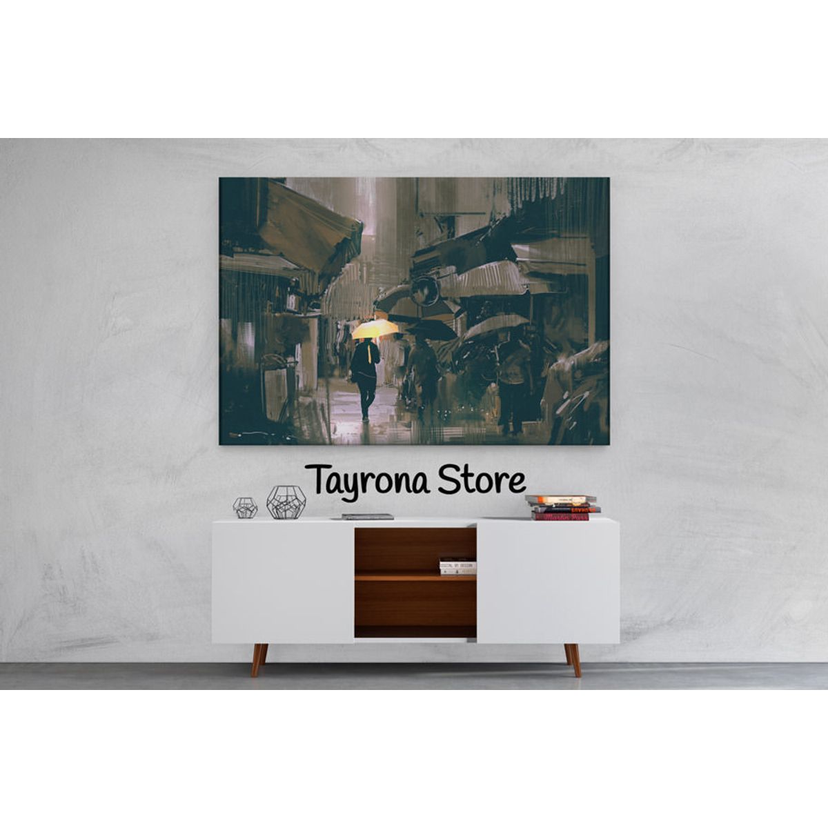 TAYRONA STORE - Cuadro En Lienzo Para Habitaciones Fantasía 39 150x100cm