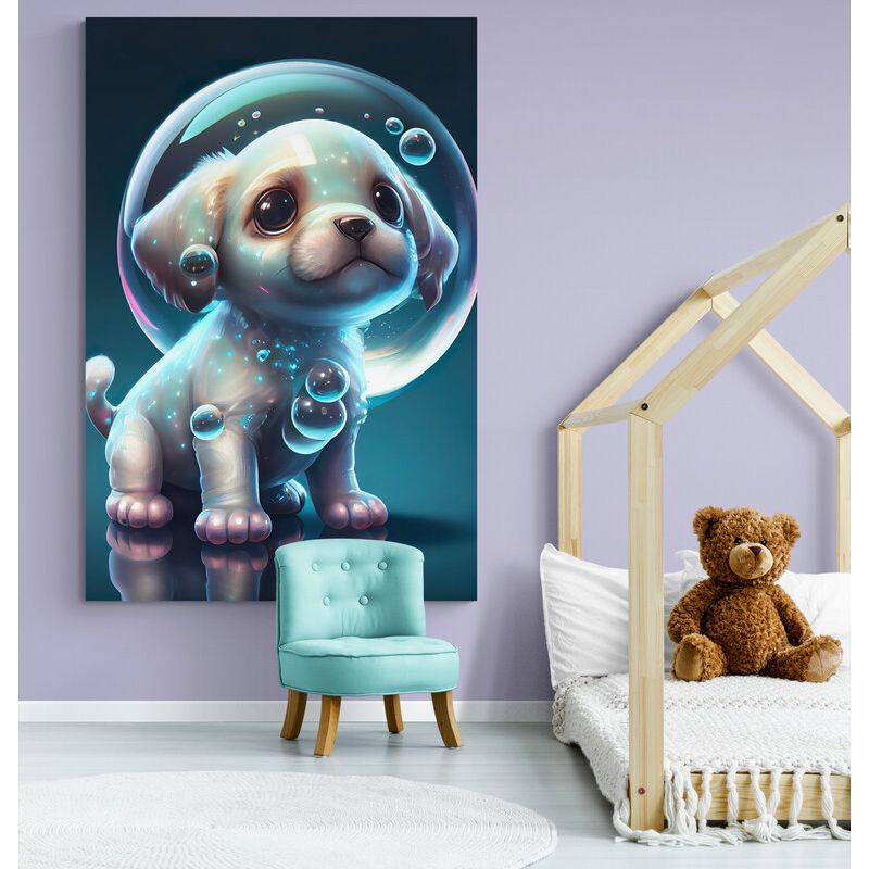 TAYRONA STORE - Cuadro En Lienzo Para Habitaciones Perro 173 35x50cm