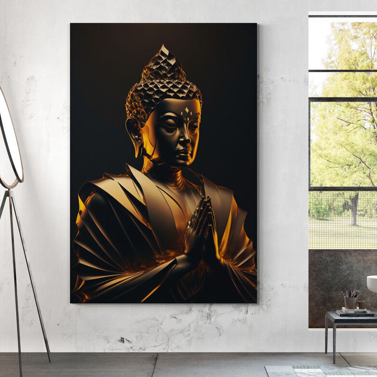 TAYRONA STORE - Cuadro En Lienzo Para Habitaciones Budda 174 100x150cm