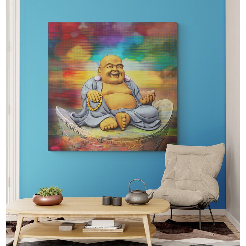 TAYRONA STORE - Cuadro En Lienzo Para Habitaciones Budda 158 60x60cm