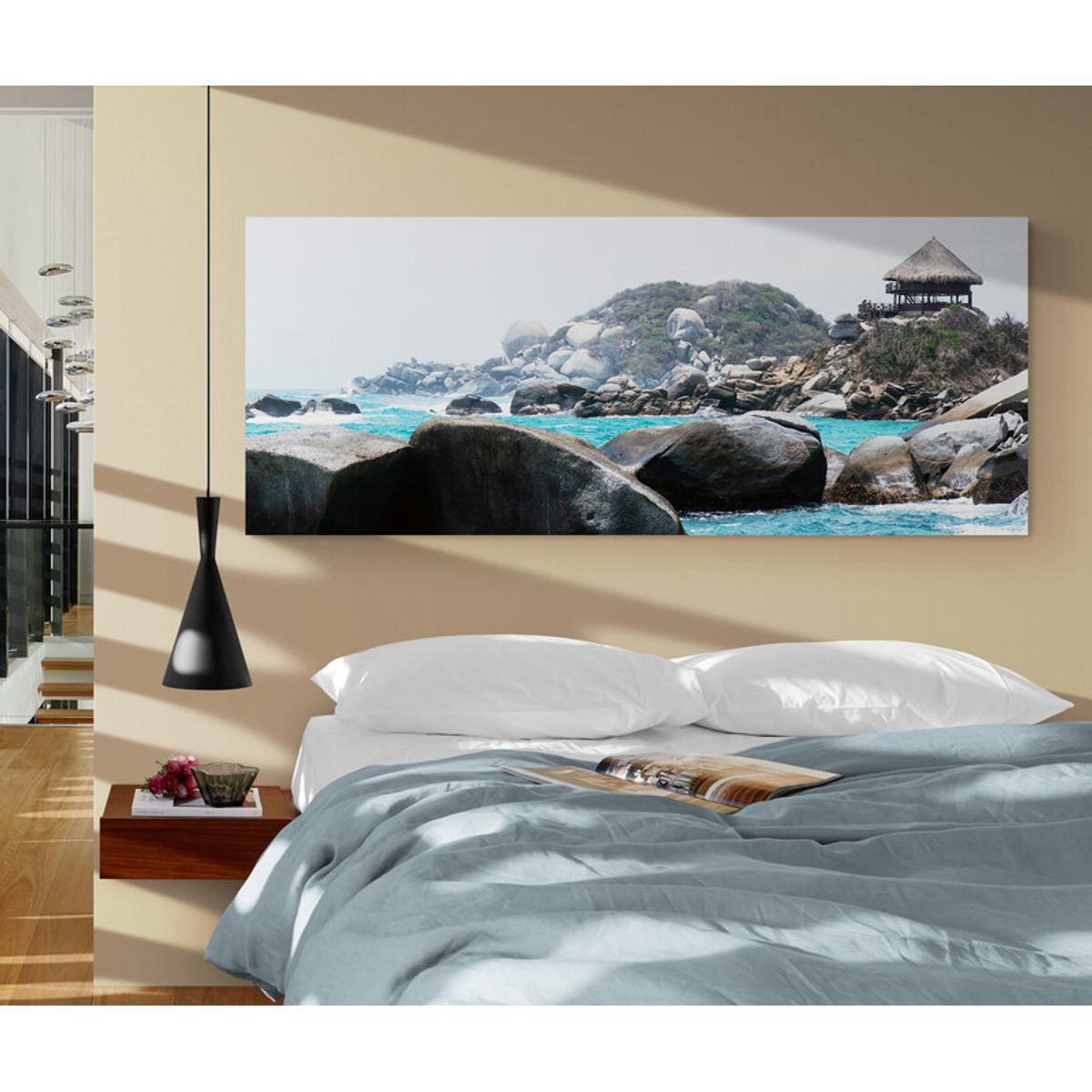 TAYRONA STORE - Cuadro En Lienzo Para Habitaciones Parque Tayrona 030 175x70cm