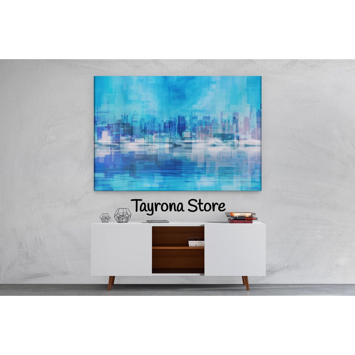 TAYRONA STORE - Cuadro En Lienzo Para Habitaciones Fantasía 63 50x35cm