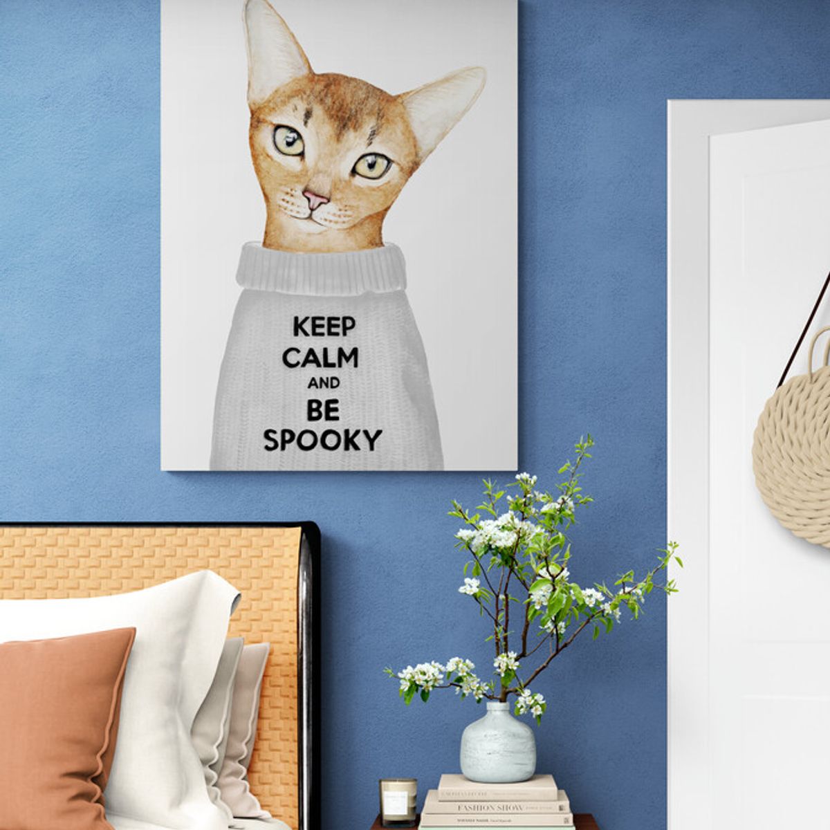 TAYRONA STORE - Cuadro En Lienzo Para Habitaciones Gatos 251 75x100cm