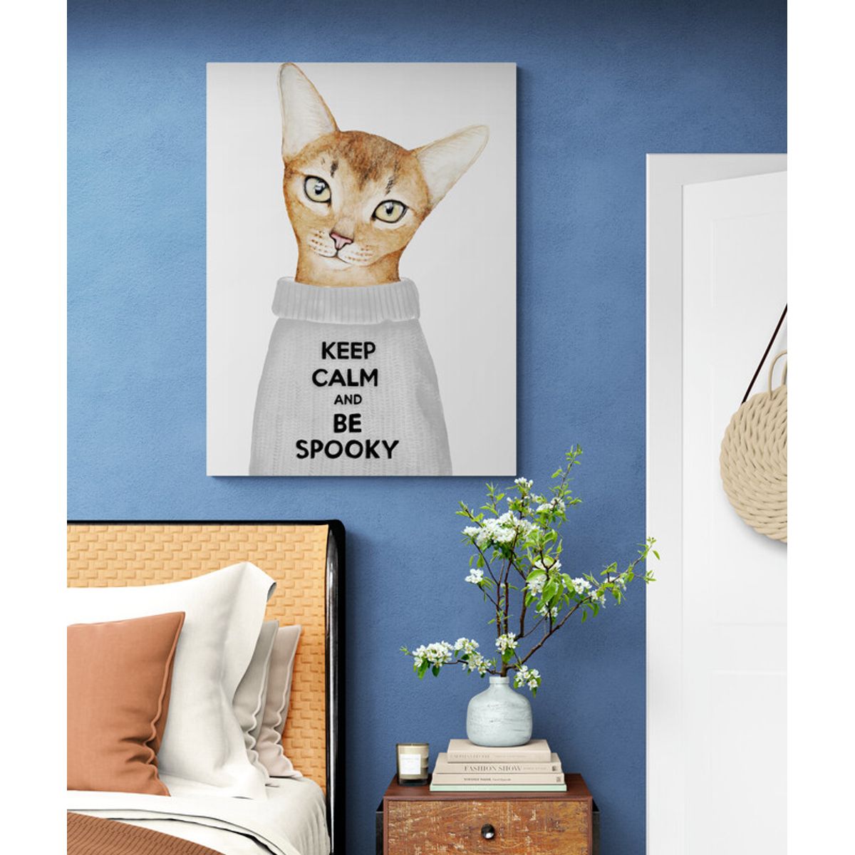 TAYRONA STORE - Cuadro En Lienzo Para Habitaciones Gatos 251 75x100cm