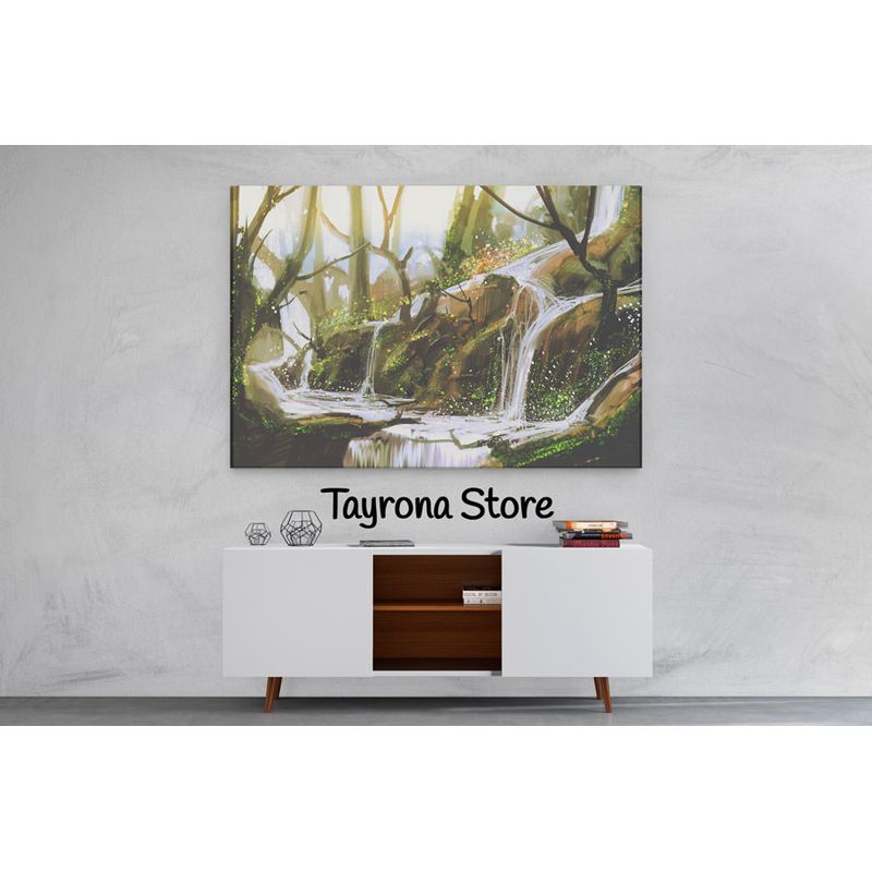 TAYRONA STORE - Cuadro En Lienzo Para Habitaciones Fantasía 109 70x50cm