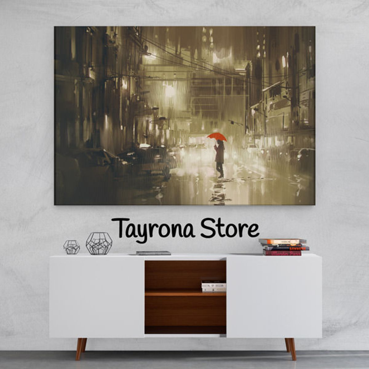 TAYRONA STORE - Cuadro En Lienzo Para Habitaciones Fantasía 04 70x50cm