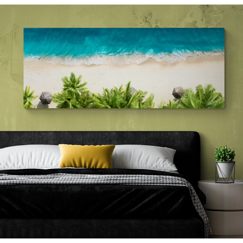 TAYRONA STORE - Cuadro En Lienzo Para Habitaciones Playa 158 100x40cm