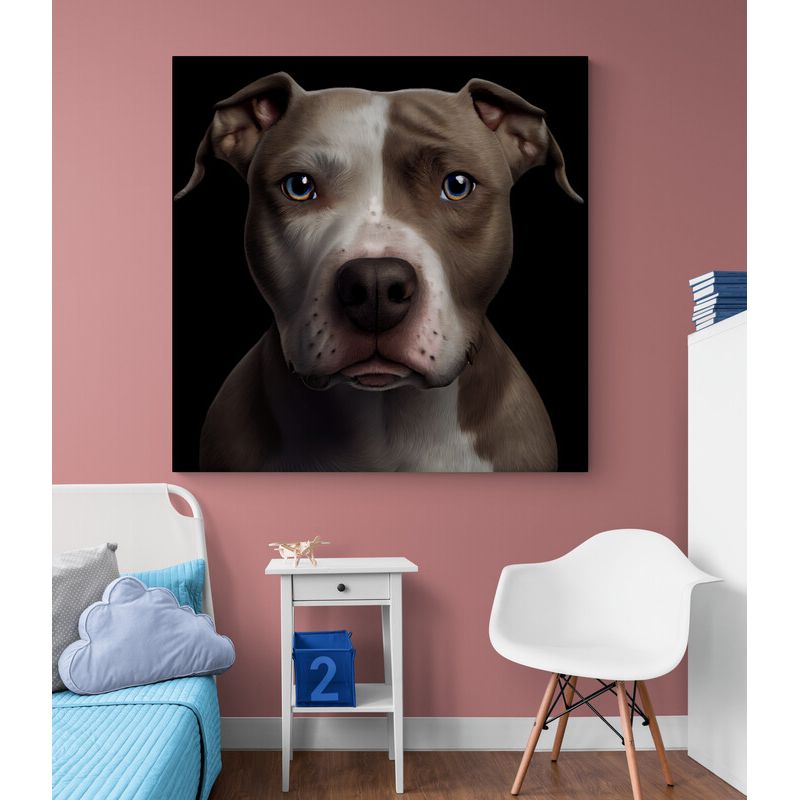 TAYRONA STORE - Cuadro En Lienzo Para Habitaciones Perro 169 50x50cm