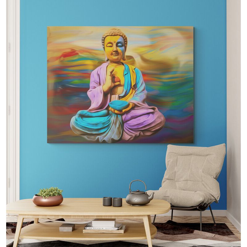 TAYRONA STORE - Cuadro En Lienzo Para Habitaciones Budda 160 100x80cm
