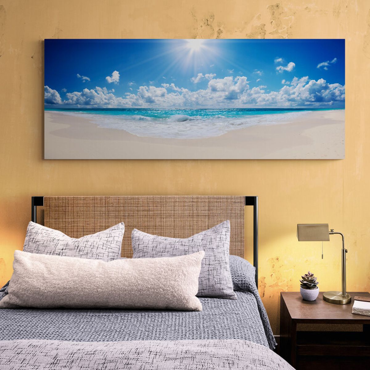 TAYRONA STORE - Cuadro En Lienzo Para Habitaciones Playa 145 100x50cm