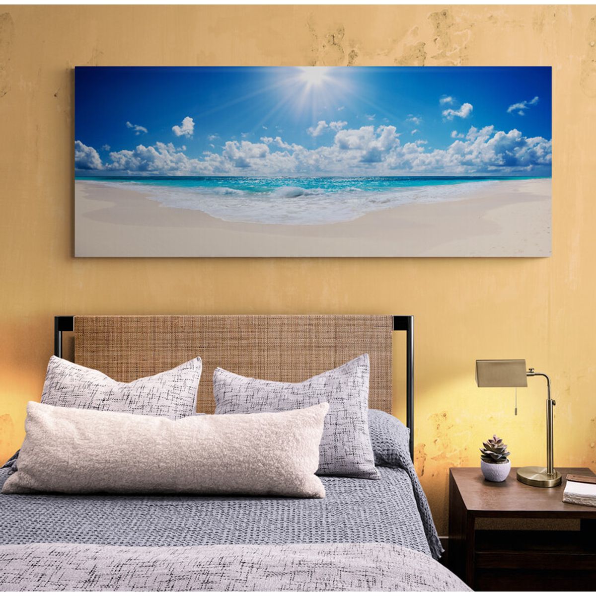 TAYRONA STORE - Cuadro En Lienzo Para Habitaciones Playa 145 100x50cm