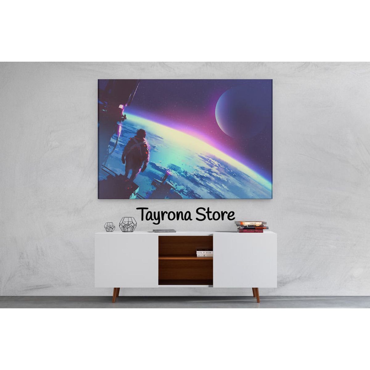 TAYRONA STORE - Cuadro En Lienzo Para Habitaciones Fantasía 103 150x100cm