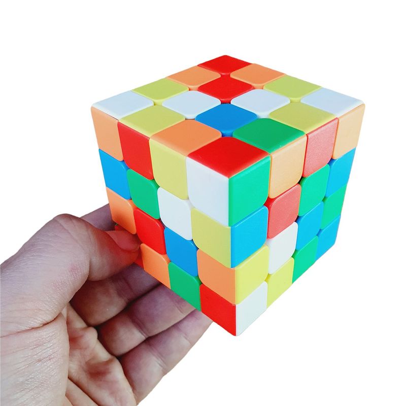 GENERICO - Cubo Rubik 4x4 Stickerless Magic Cube Económico Buen Giro
