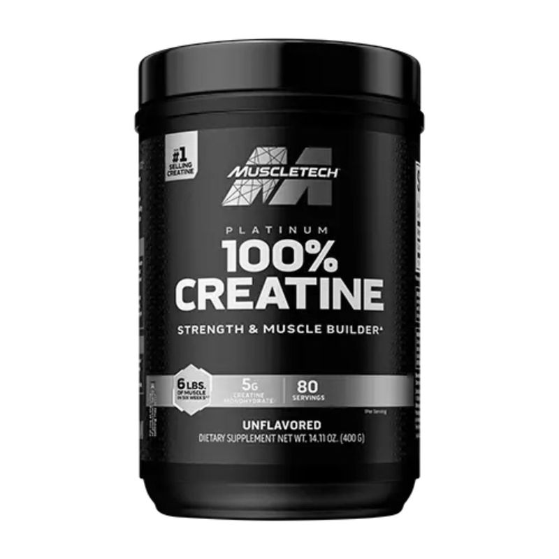 MUSCLETECH - creatina 100% pura platinum 400 gr muscletech