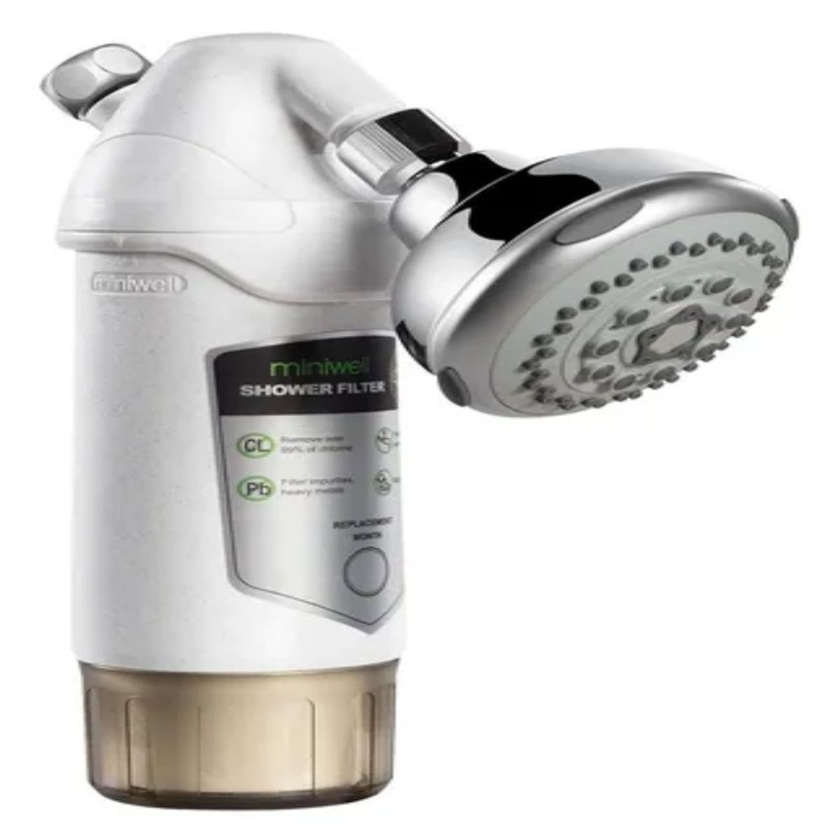 MINIWELL - Ducha con Sistema de Filtro Purificador Agua Miniwell