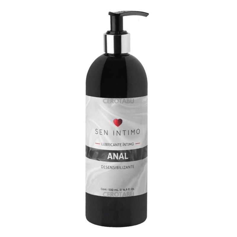 SEN INTIMO - Lubricante Intimo Anal Gel Desensibilizante Entume Sin Dolor 500ml