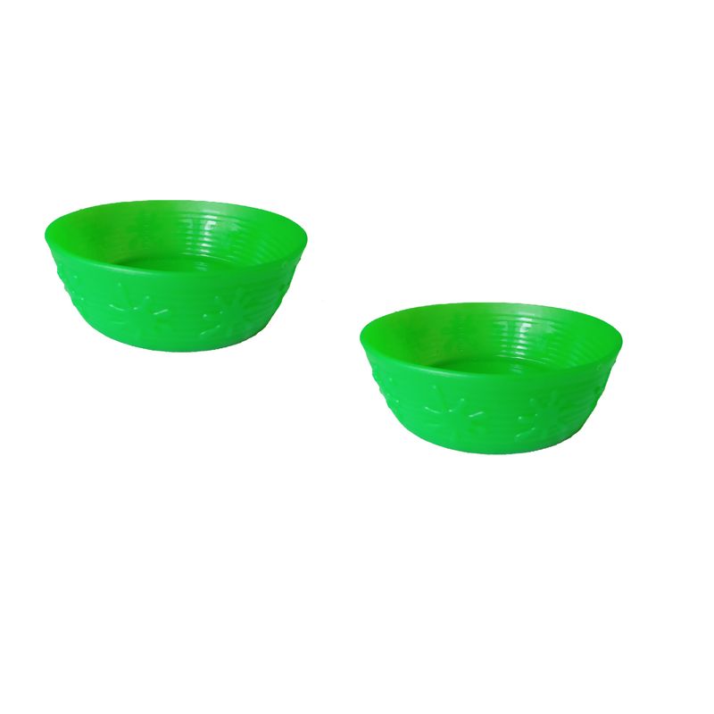 SOLEPET - DUO COMEDERO BEBEDERO DE GOMA PARA PERROS-VERDE