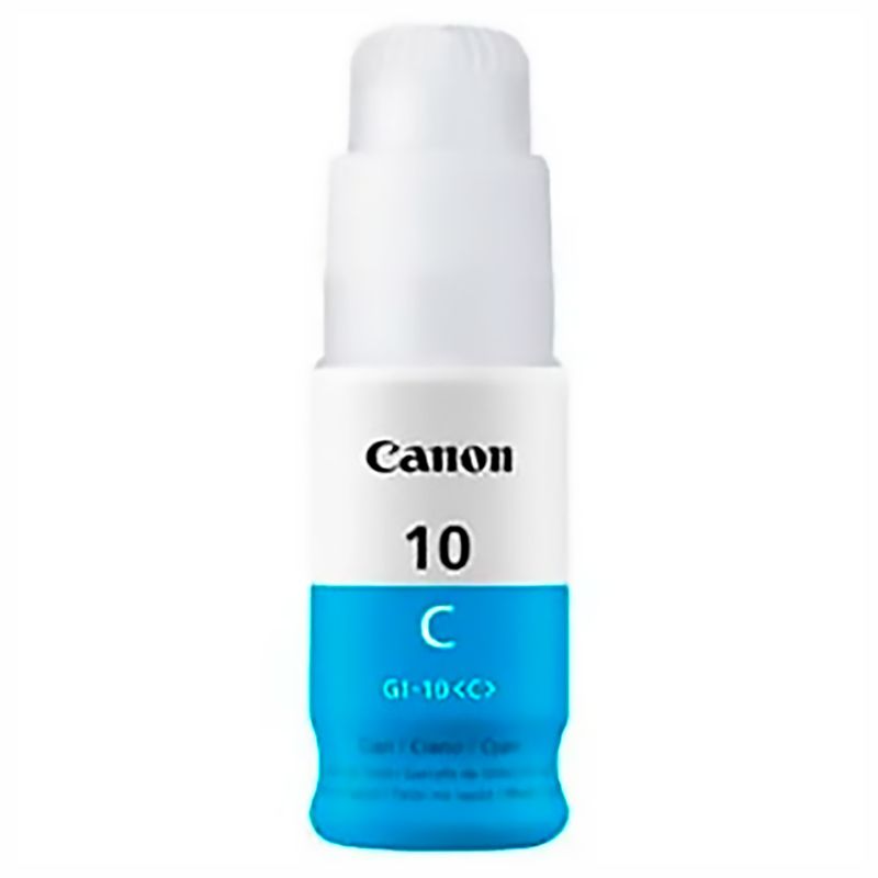 CANON - Tinta Canon GI10 Cian para impresoras Pixma G5010 GM2010 GM2011 GM4010