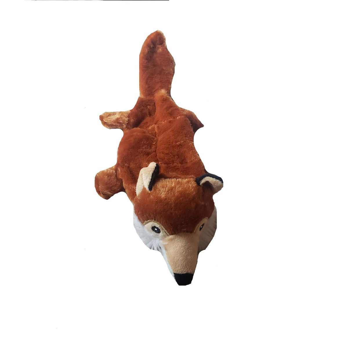 SOLEPET - PELUCHE PARA MASCOTAS CON SONIDO Y RELLENO PLASTICO-ZORRO