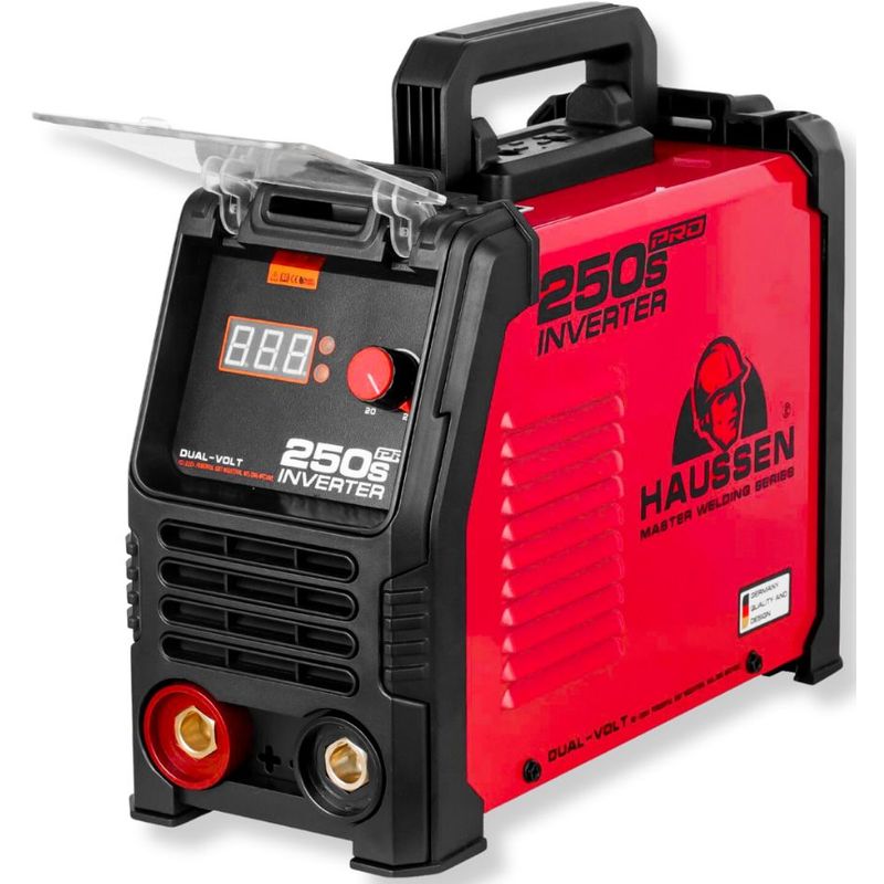 HAUSSEN - Equipo de soldadura 250s PRO inversor 110v220v HAUSSEN borne grueso