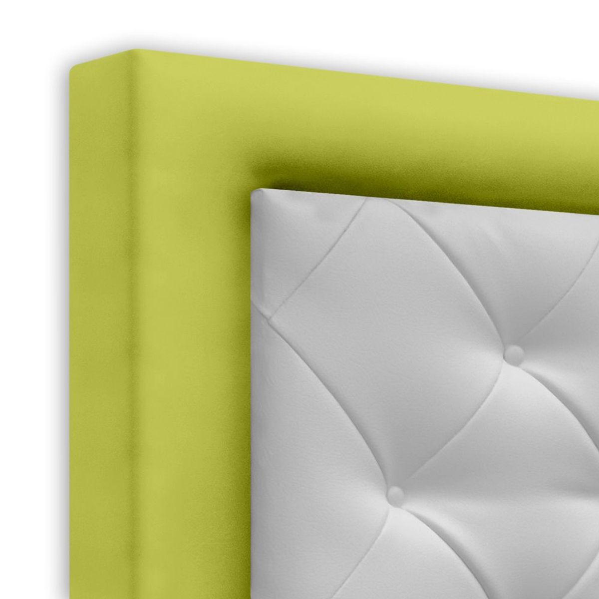 MAGIC CLASS - CABECERO LANDING DE PISO100X120 MICROFIBRA VERDE