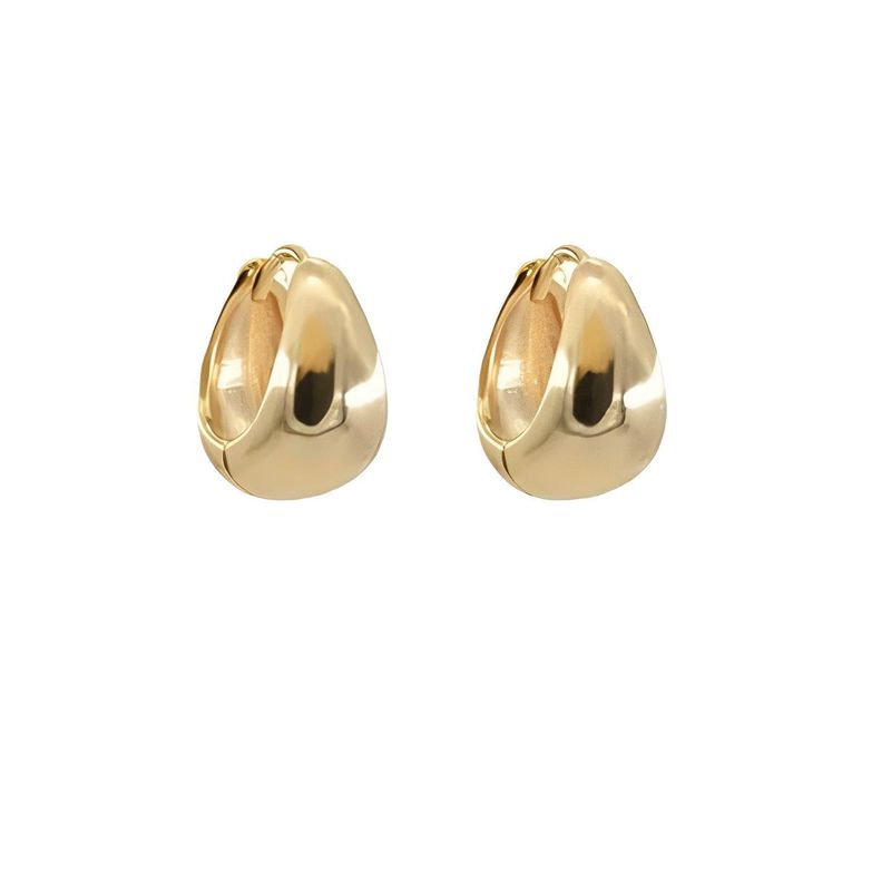 GENERAL - Aretes Candado Pequeño Circular Moda Outfit