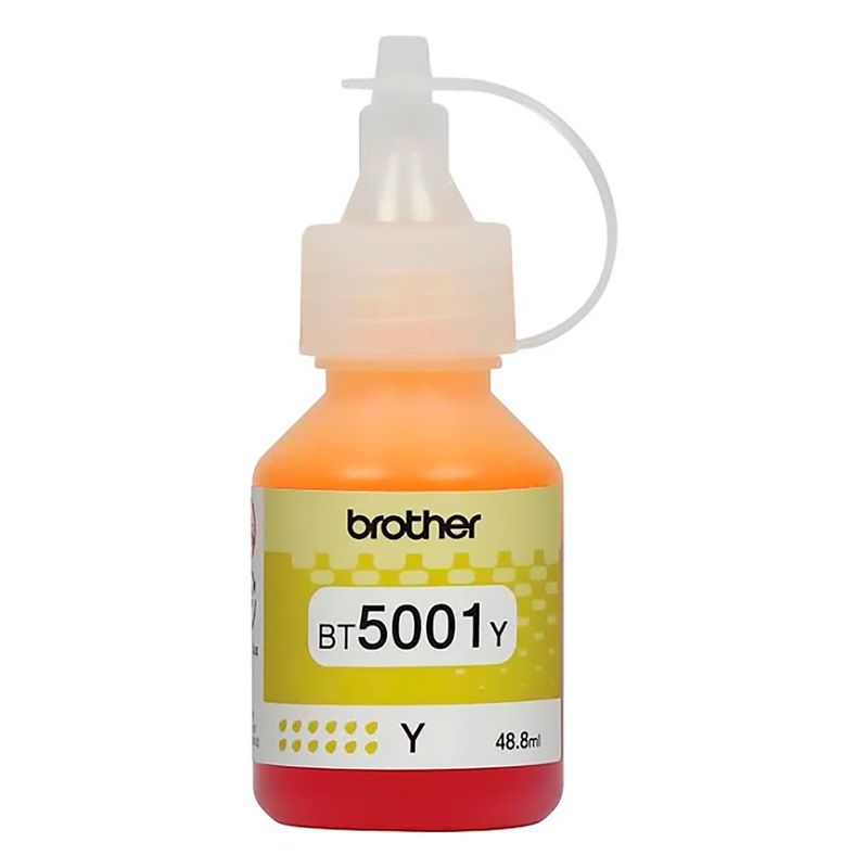 BROTHER - Tinta Brother BT5001y para impresora T4000DW T500W T700W T820DW T910DW