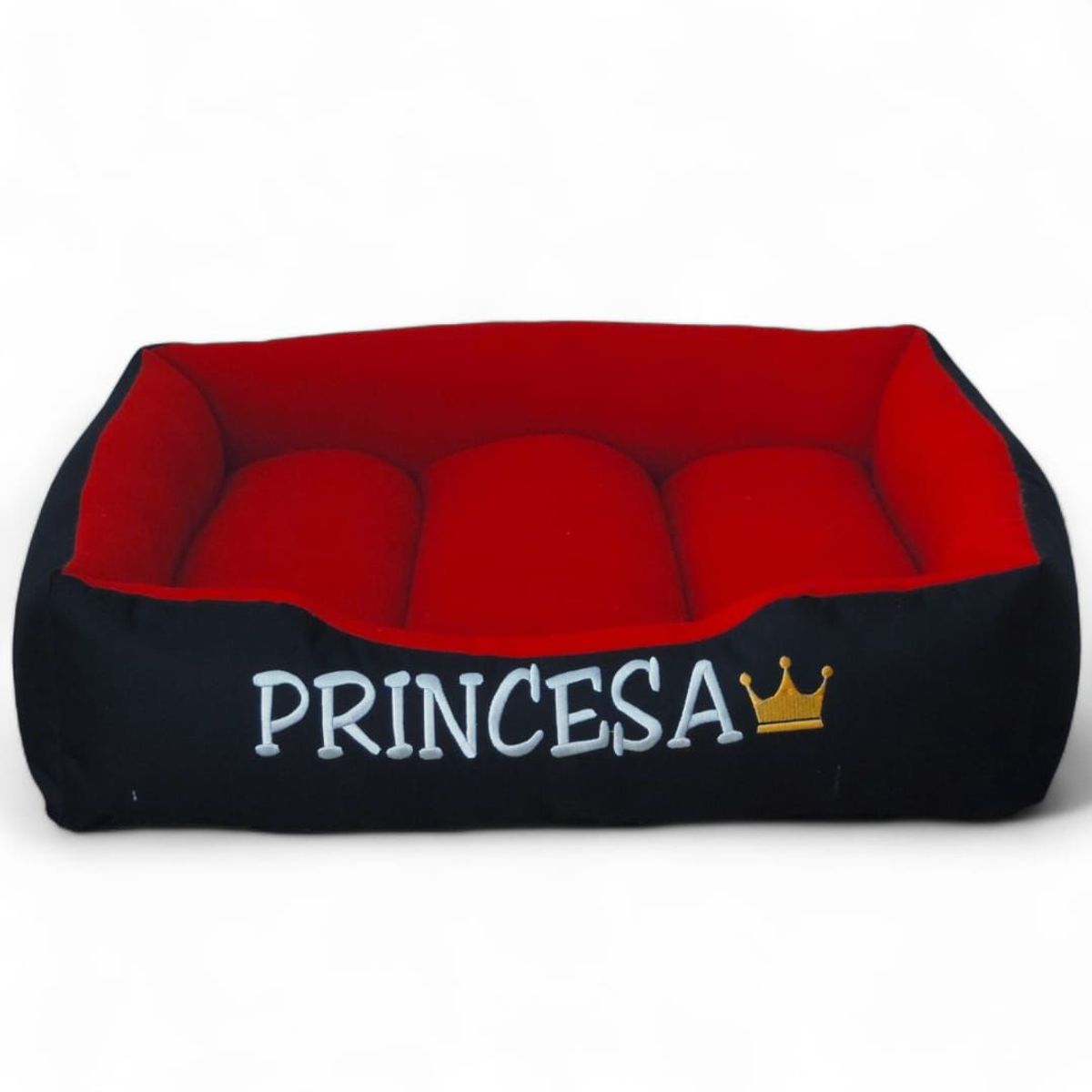GENERICO - Cama Para Perros y Gatos Personalizada 55 x 55 cm Rojo